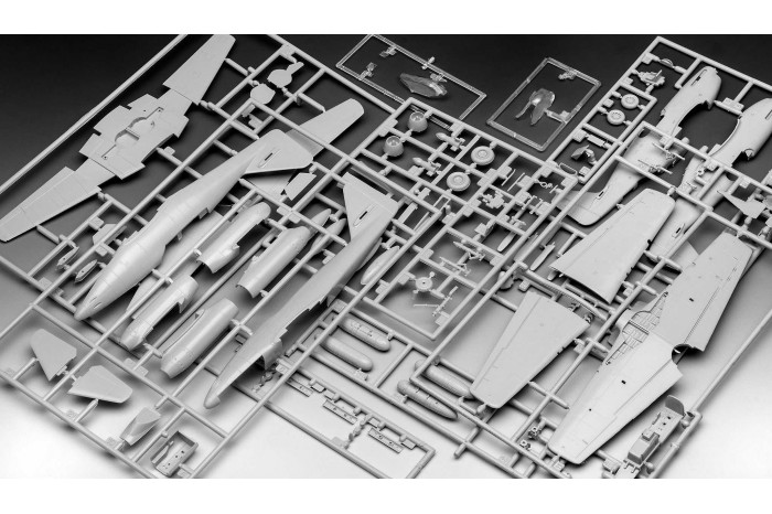 Plastic Modelkit letadla 03711 - Me262 & P-51B (1:72)