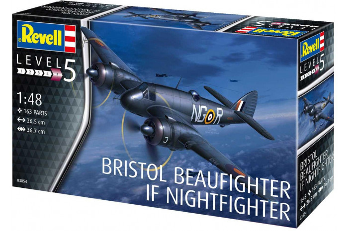 Plastic ModelKit letadlo 03854 - Beaufighter IF Nightfighter (1:48)