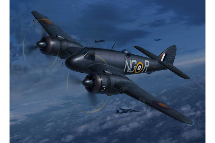 Plastic ModelKit letadlo 03854 - Beaufighter IF Nightfighter (1:48)