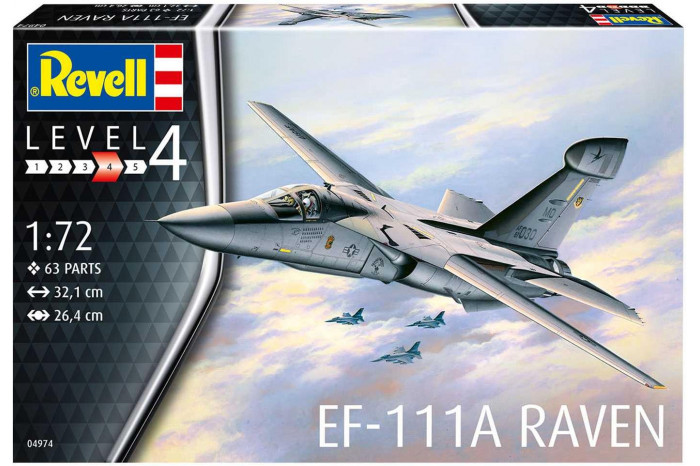 Plastic ModelKit letadlo 04974 - EF-111A Raven (1:72)