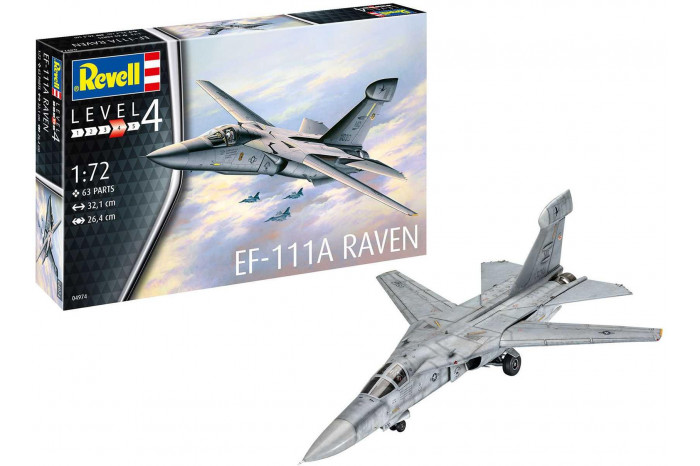 Plastic ModelKit letadlo 04974 - EF-111A Raven (1:72)