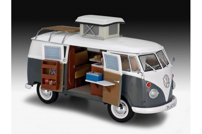 Plastic ModelKit auto 07674 - VW T1 Camper (1:24)