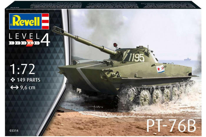 Plastic ModelKit tank 03314 - PT-76B (1:72)