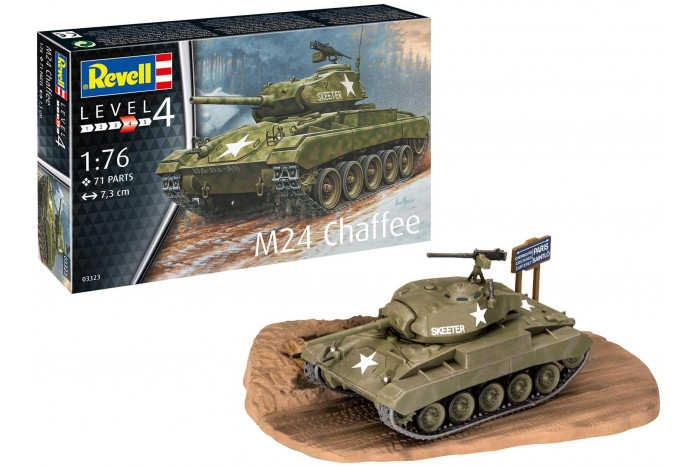 Plastic ModelKit tank 03323 - M24 Chaffee (1:76)