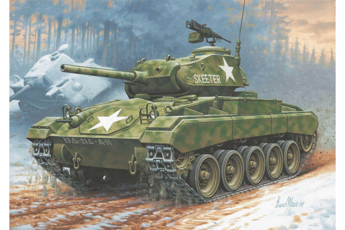 Plastic ModelKit tank 03323 - M24 Chaffee (1:76)