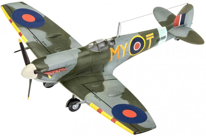 ModelSet letadla 63710 - Bf109G-10 & Spitfire Mk.V (1:72)