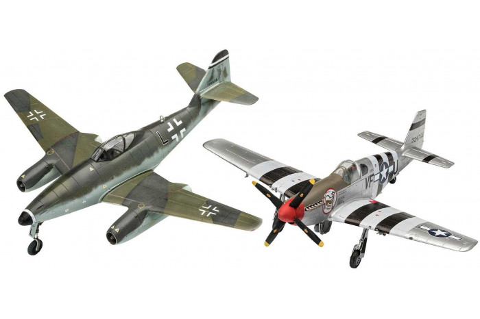 ModelSet letadla 63711 - Me262 & P-51B (1:72)
