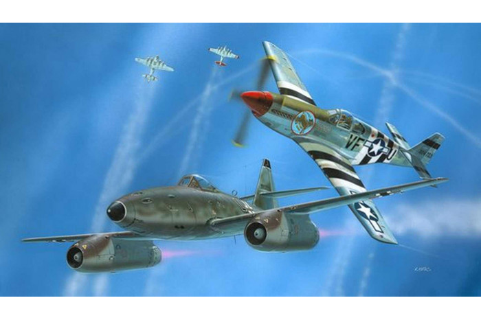 ModelSet letadla 63711 - Me262 & P-51B (1:72)