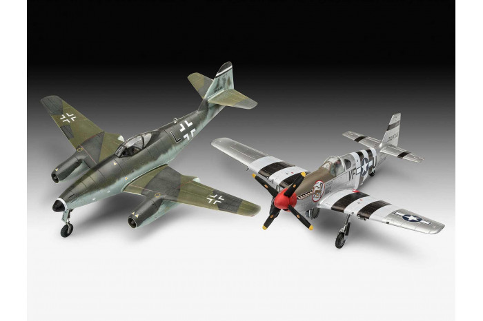 ModelSet letadla 63711 - Me262 & P-51B (1:72)