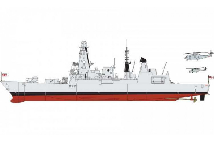 Classic Kit loď A12203 - Type 45 Destroyer (1:350)