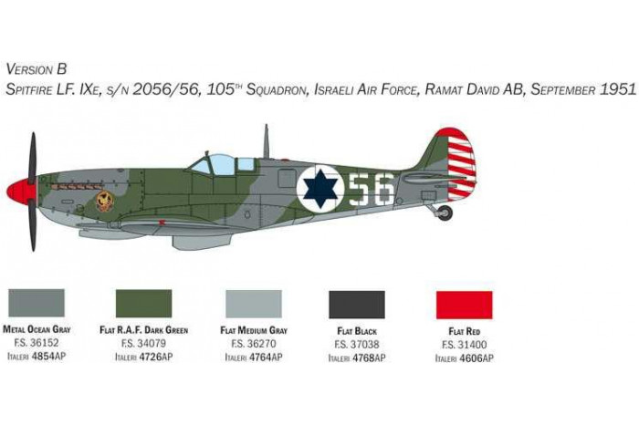 Model Kit letadlo 2804 - Spitfire MK.IX (1:48)