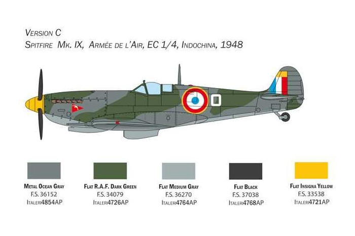 Model Kit letadlo 2804 - Spitfire MK.IX (1:48)