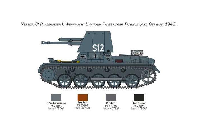 Model Kit tank 6577 - Panzerjager I (1:35)