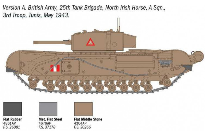 Model Kit tank 7083 - Churchill Mk. III (1:72)
