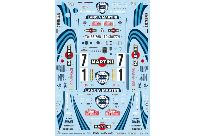 Model Kit auto 4709 - Lancia Delta HF Integrale (1:12)