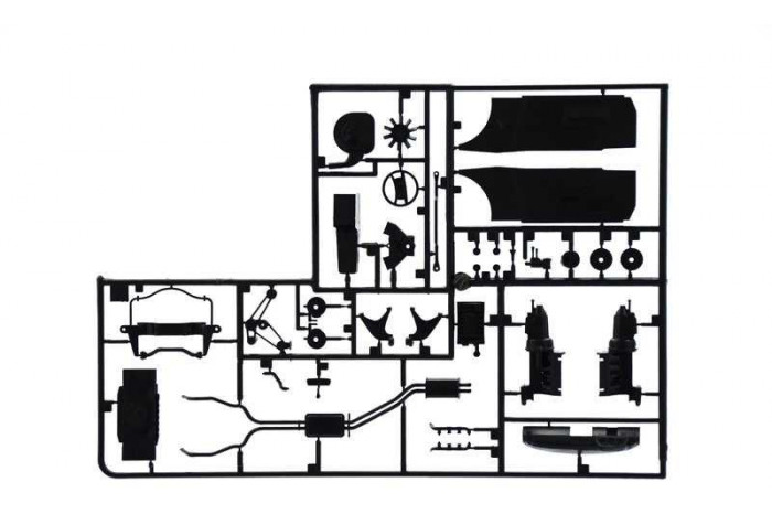 Model Kit auto 3632 - Mercedes-Benz 450SLC Rallye Bandama 1979 (1:24)