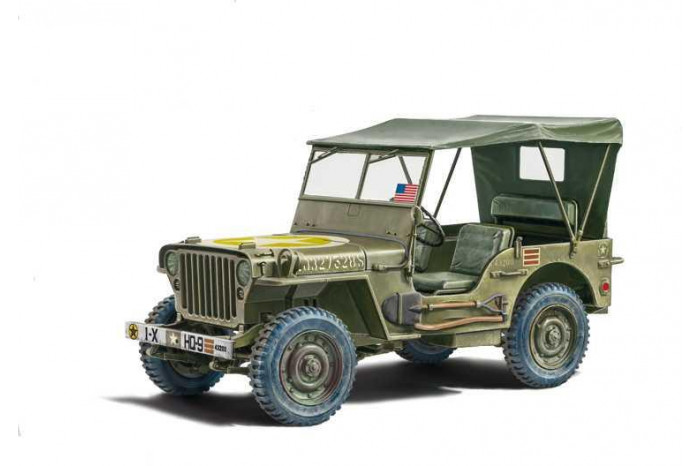 Model Kit auto 3635 - Willys Jeep MB (1:24)