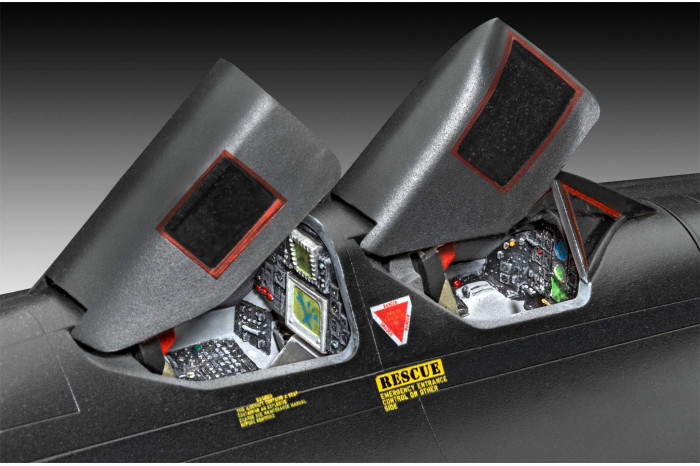 Plastic ModelKit letadlo 04967 - Lockheed SR-71 A Blackbird (1:48)