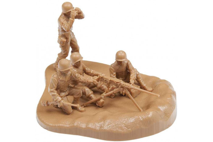 Model Kit figurky 6286 - US machine gun Browning w/crew (1:72)