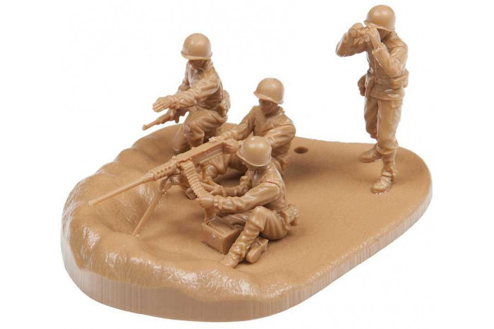 Model Kit figurky 6286 - US machine gun Browning w/crew (1:72)