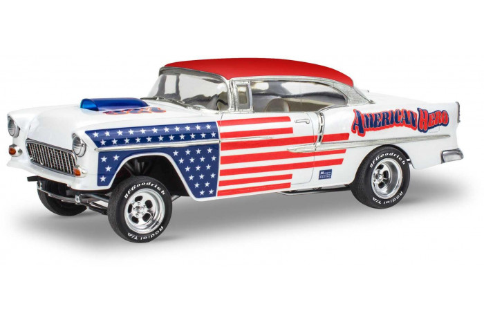 Plastic ModelKit MONOGRAM auto 4519 - ’55 Chevy Bel Air “Street Machine” (1:24)