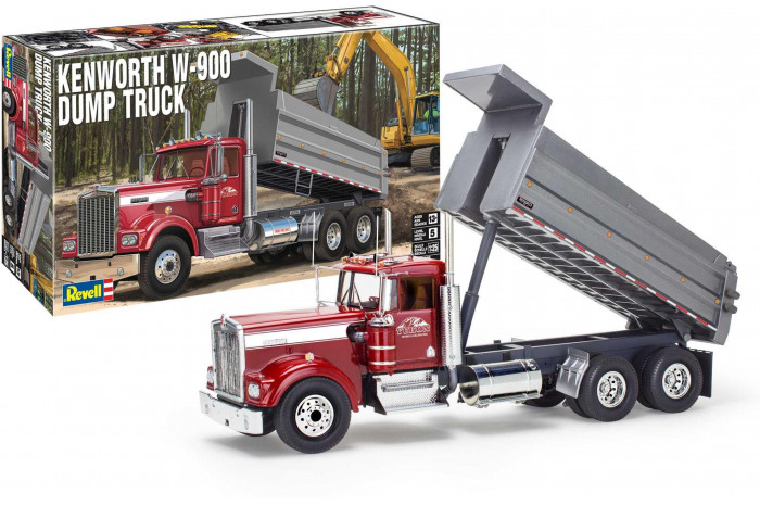 Plastic ModelKit MONOGRAM truck 2628 - Kenworth W-900 Dump Truck (1:25)