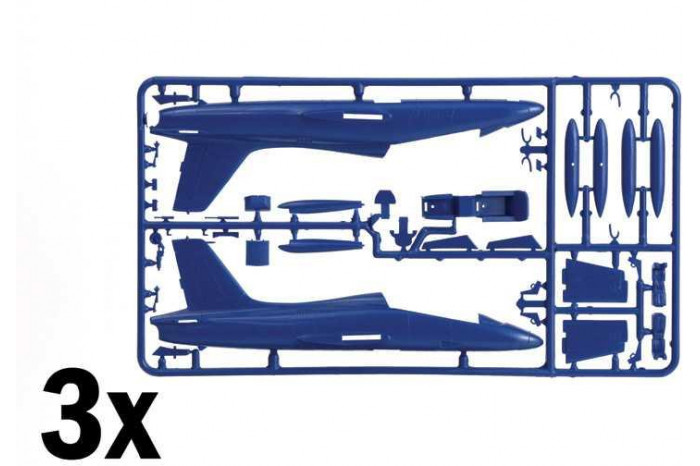 Model Kit letadlo 1461 - Macchi MB 339 P.A.N. 60th Anniversary Special Livery (1:72)