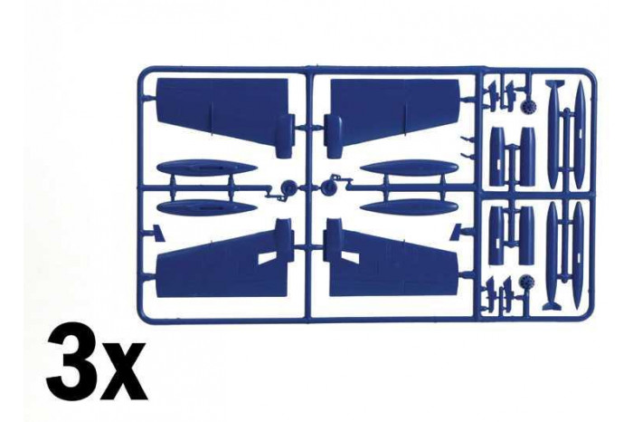 Model Kit letadlo 1461 - Macchi MB 339 P.A.N. 60th Anniversary Special Livery (1:72)