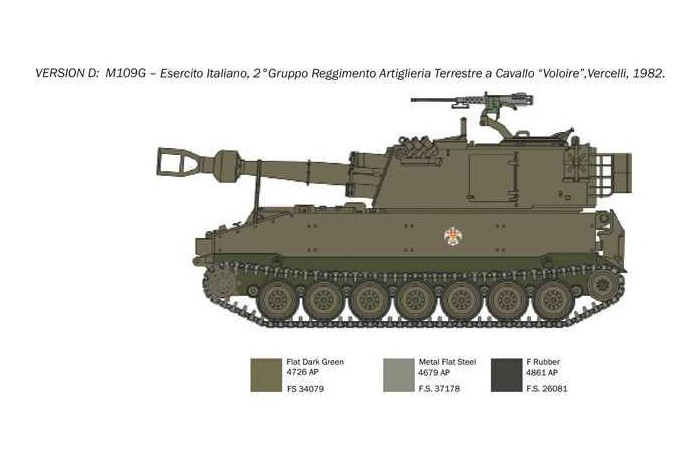 Model Kit tank 6589 - M109/A2-A3-G (1:35)