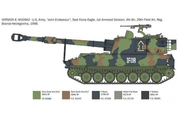 Model Kit tank 6589 - M109/A2-A3-G (1:35)