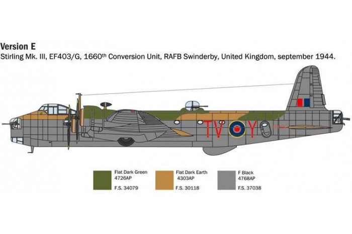 Model Kit letadlo 1462 - Stirling Mk.III (1:72)