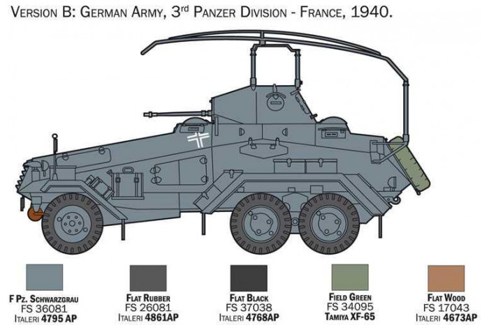 Model Kit military 6433 - Sd. Kfz. 232 6 Rad. (1:35)