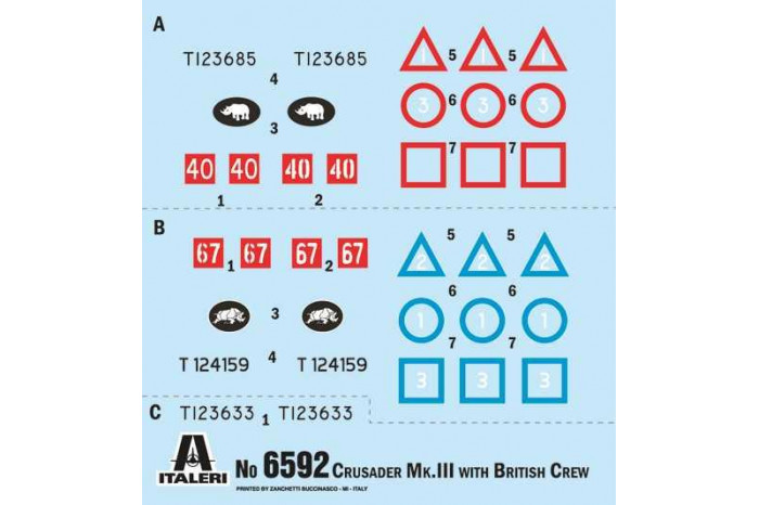Model Kit military 6592 - Crusader Mk. II & British Tank Crew (1:35)
