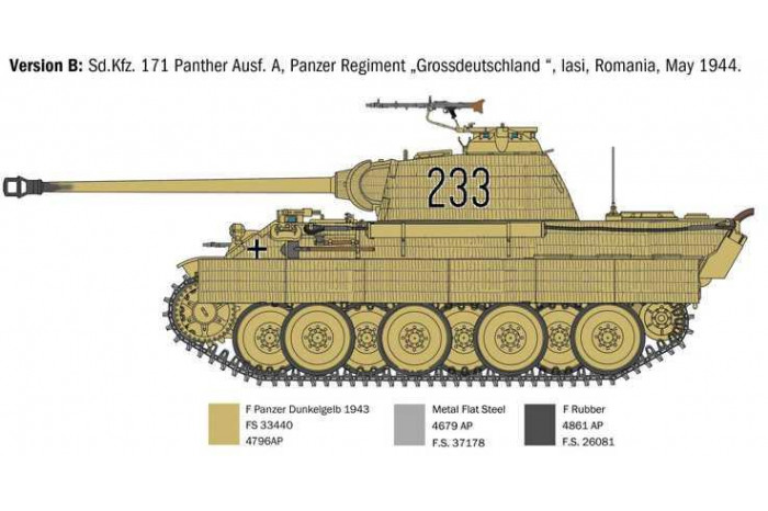 Model Kit tank 0270 - Sd.Kfz. 171 Panther Ausf A (1:35)