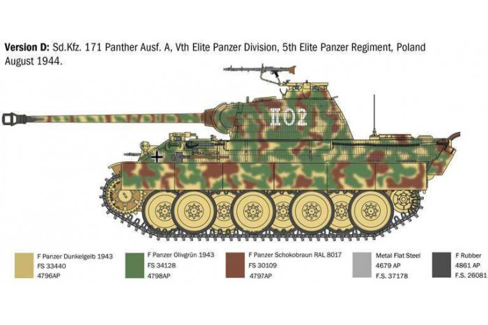 Model Kit tank 0270 - Sd.Kfz. 171 Panther Ausf A (1:35)