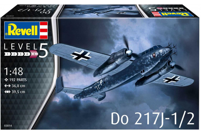 Plastic ModelKit letadlo 03814 - Do 217J-1/2 (1:48)