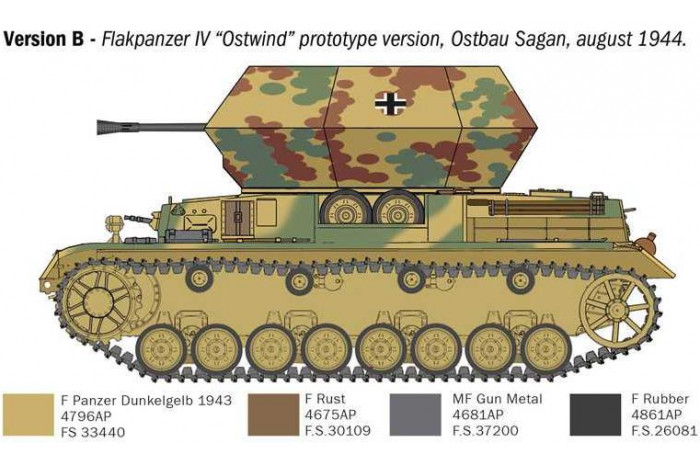 Model Kit military 6594 - Flakpanzer IV Ostwind (1:35)