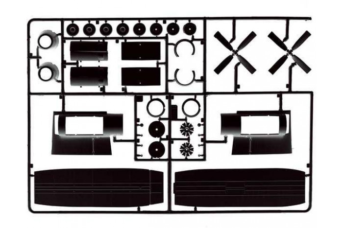 Model Kit letadlo 1468 - C-119K Stinger (1:72)