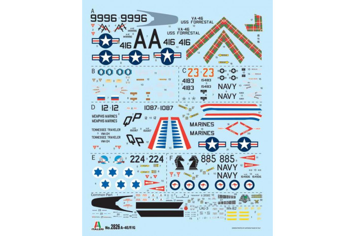 Model Kit letadlo 2826 - A-4 E/F/G Skyhawk (1:48)