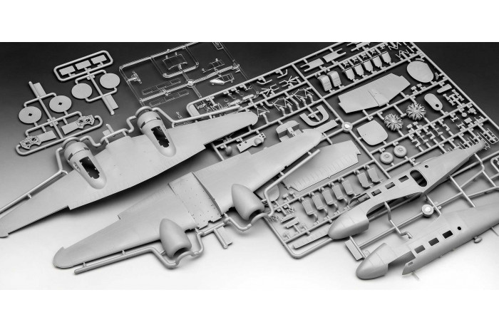 Plastic ModelKit letadlo 03811 - Beechcraft Model 18 (1:48)