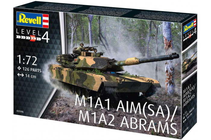 Plastic ModelKit tank 03346 - M1A2 Abrams (1:72)