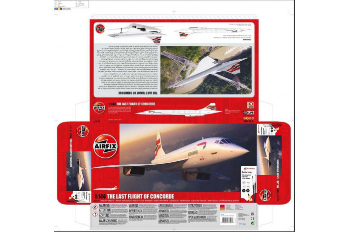 Gift Set letadlo A50189 - Concorde Gift Set (1:144)