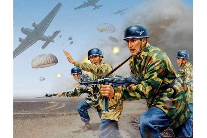 Classic Kit VINTAGE figurky A02712V - WWII German Paratroops (1:32)