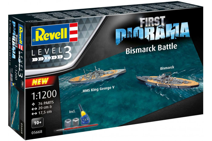 Gift-Set lodě 05668 - Bismarck Battle (1:1200)