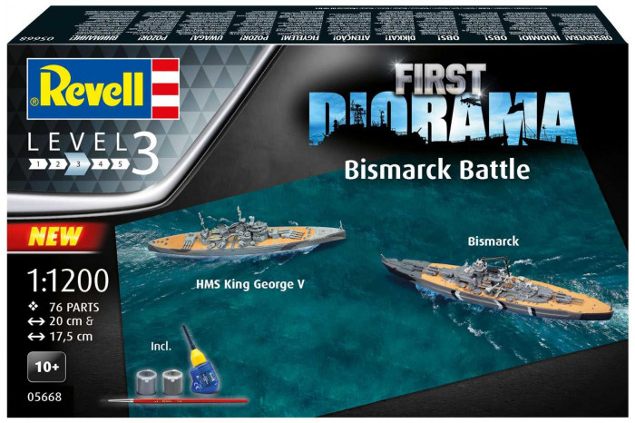 Gift-Set lodě 05668 - Bismarck Battle (1:1200)