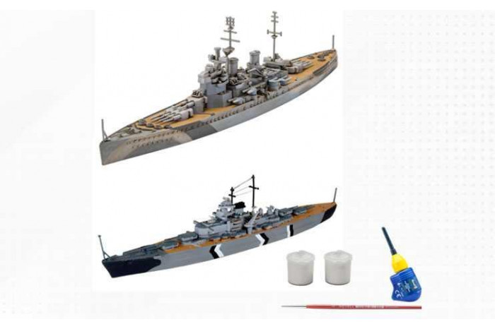 Gift-Set lodě 05668 - Bismarck Battle (1:1200)