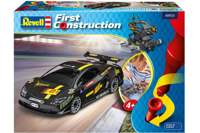 First Construction auto 00923 - Racing Car (černé) (1:20)