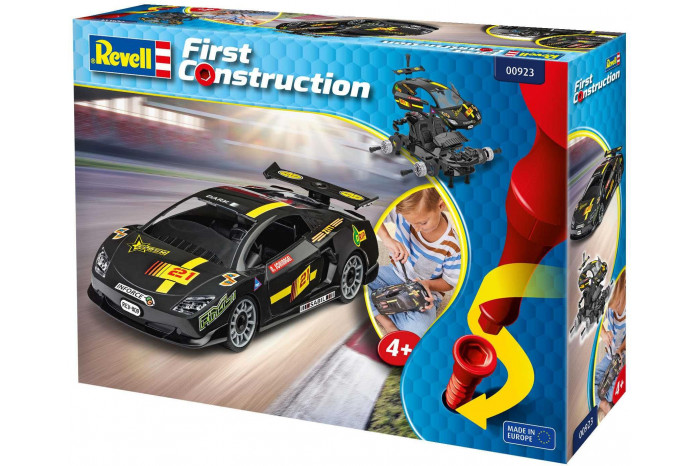 First Construction auto 00923 - Racing Car (černé) (1:20)