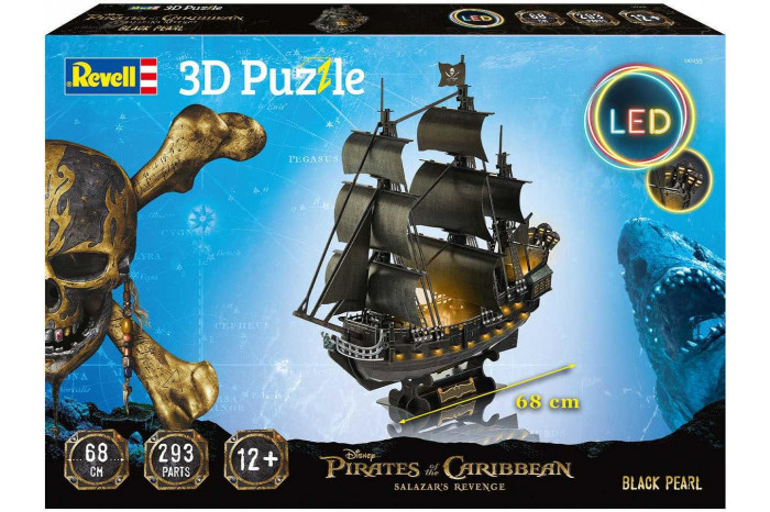 3D Puzzle REVELL 00155 - Black Pearl (LED Edition)