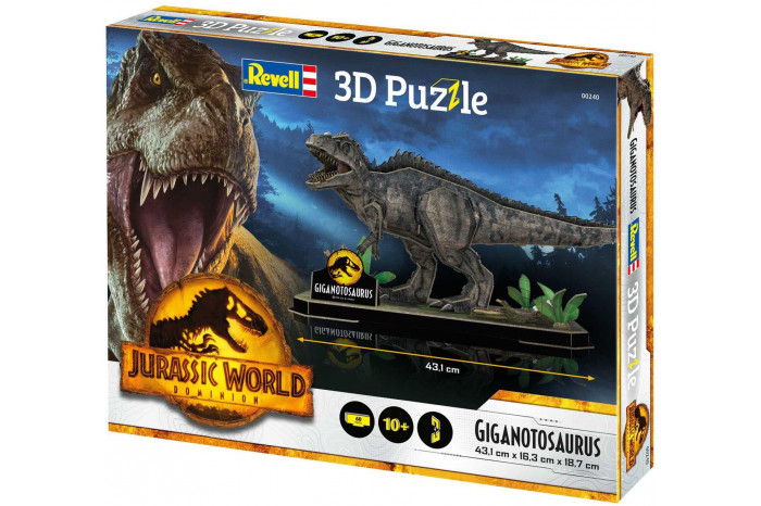 3D Puzzle REVELL 00240 - Jurassic World - Giganotosaurus